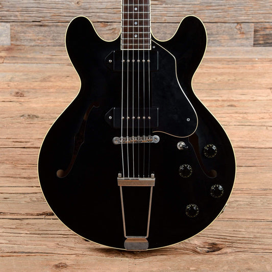 Collings I-30 LC Aged Jet Black w/Aged Hardware, Lollar Dogear P90s Electric Guitars / Hollow Body