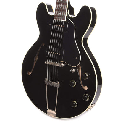 Collings I-30 LC Aged Jet Black w/Aged Hardware, Lollar Dogear P90s, & Hardshell Case Electric Guitars / Hollow Body