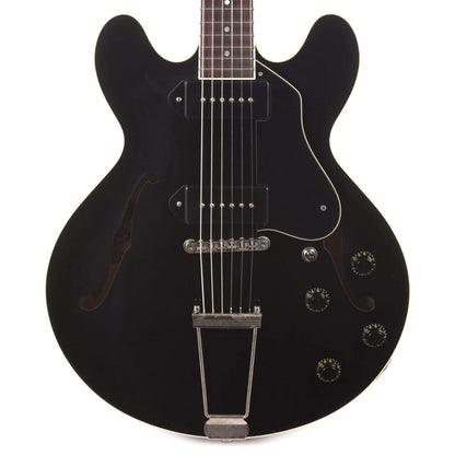 Collings I-30 LC Aged Jet Black w/Aged Hardware, Lollar Dogear P90s, & Hardshell Case Electric Guitars / Hollow Body