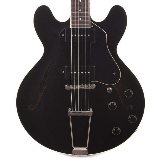 Collings I-30 LC Aged Jet Black w/Aged Hardware, Lollar Dogear P90s, & Hardshell Case Electric Guitars / Hollow Body