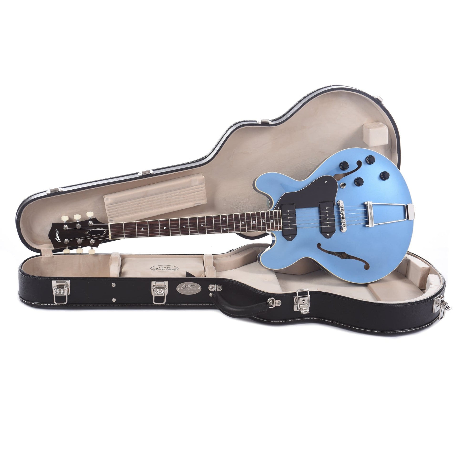 Collings I-30 LC Pelham Blue w/Lollar P90 Pickups, Black Knobs & Pickup Covers Electric Guitars / Hollow Body