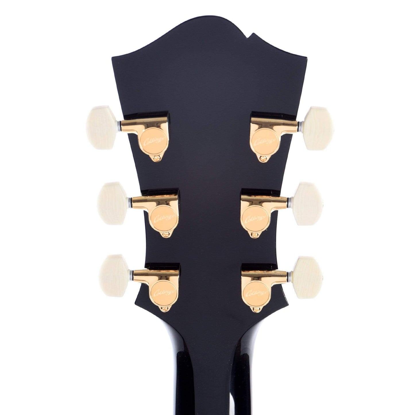 Collings Statesman LC Jet Black w/Black Pickguard, Gold Hardware, & Bigsby Electric Guitars / Hollow Body
