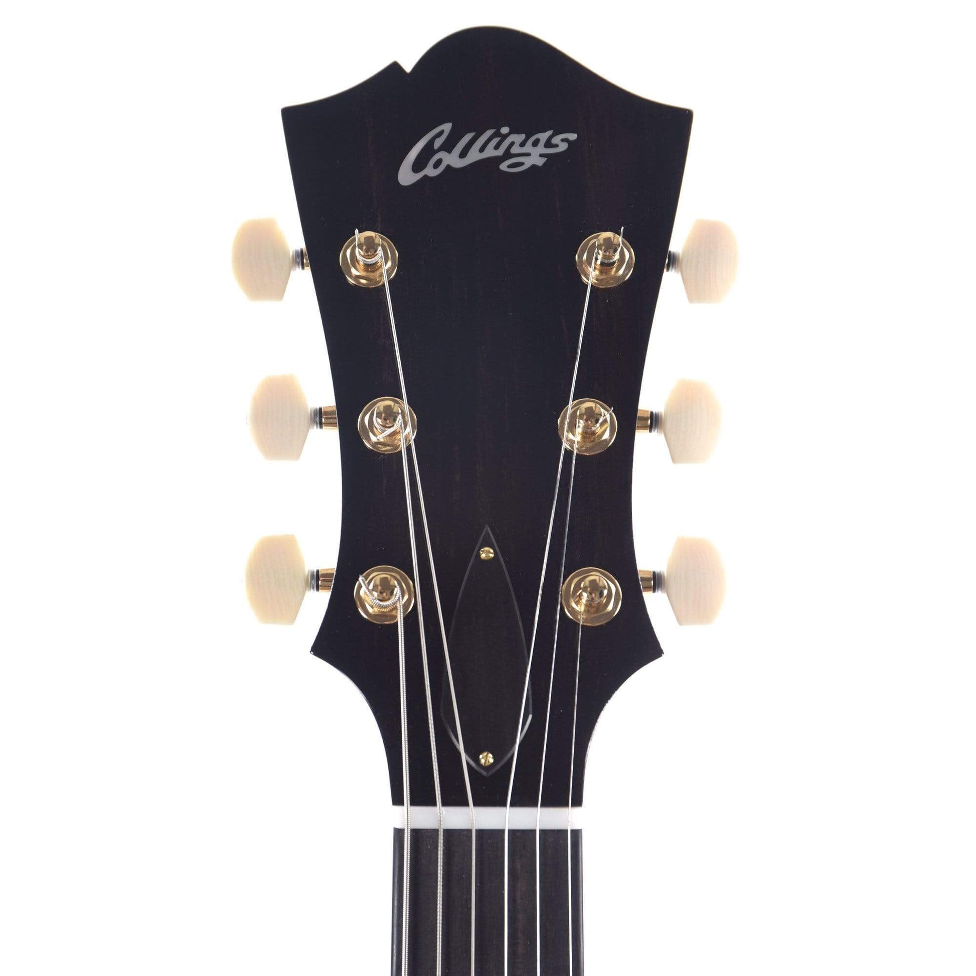 Collings Statesman LC Jet Black w/Black Pickguard, Gold Hardware, & Bigsby Electric Guitars / Hollow Body