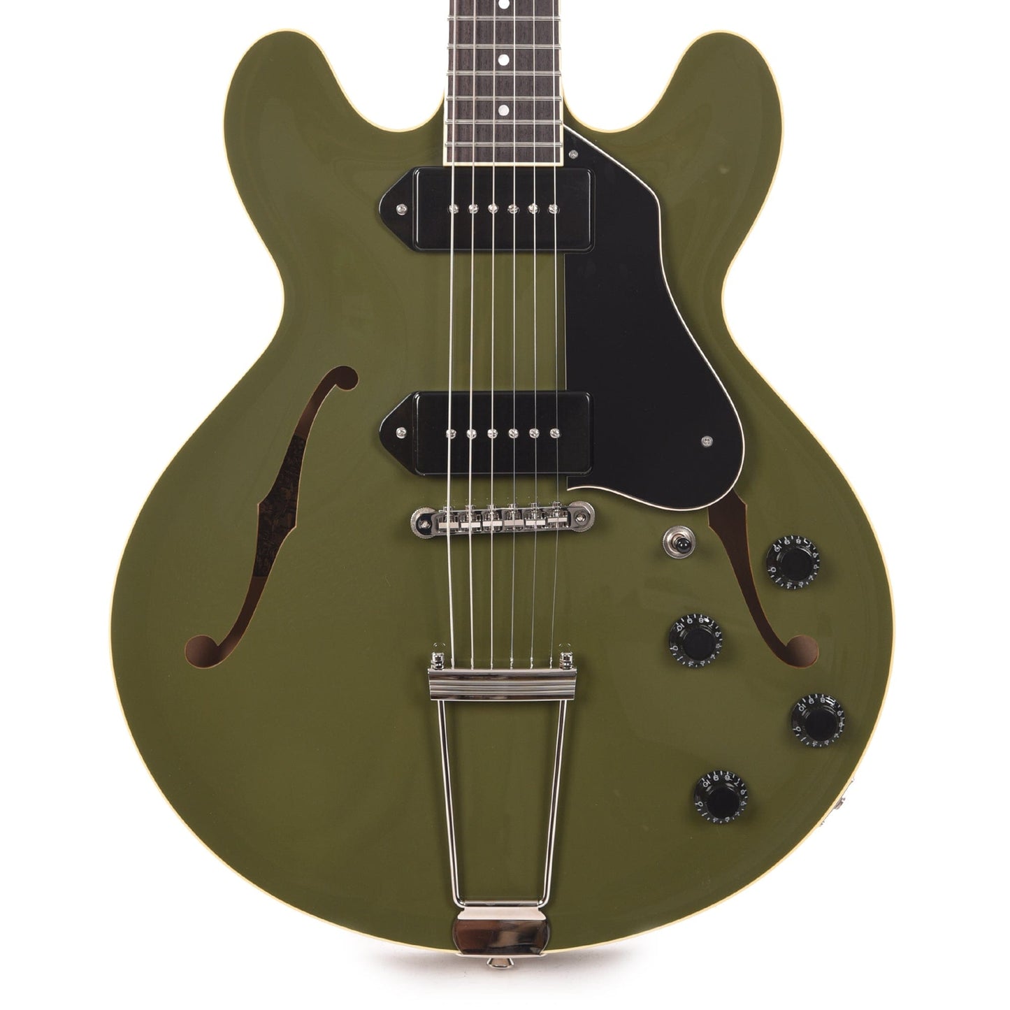 Collings I-30 LC Olive Drab w/Black Knobs Electric Guitars / Semi-Hollow