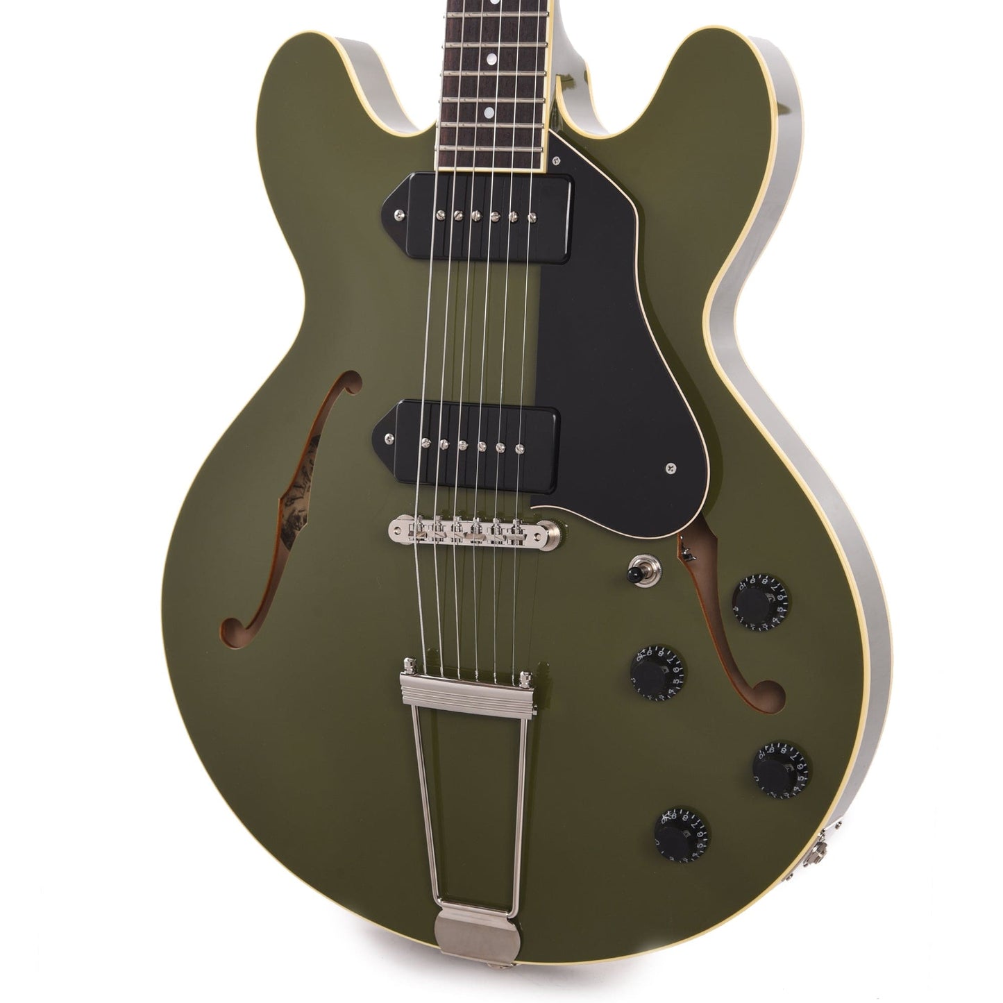 Collings I-30 LC Olive Drab w/Black Knobs Electric Guitars / Semi-Hollow