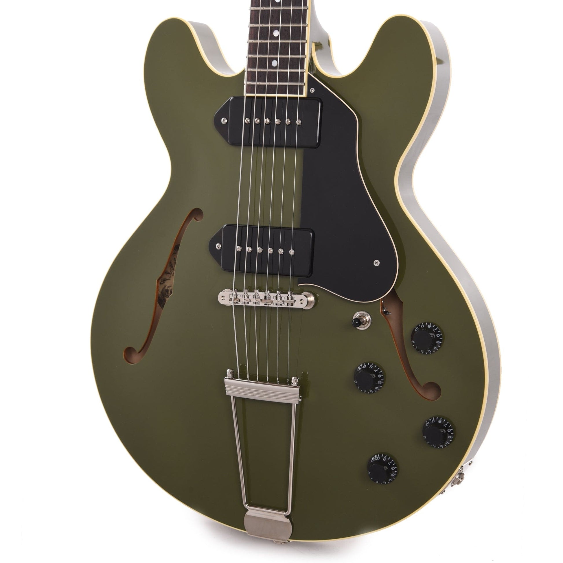 Collings I-30 LC Olive Drab w/Black Knobs Electric Guitars / Semi-Hollow