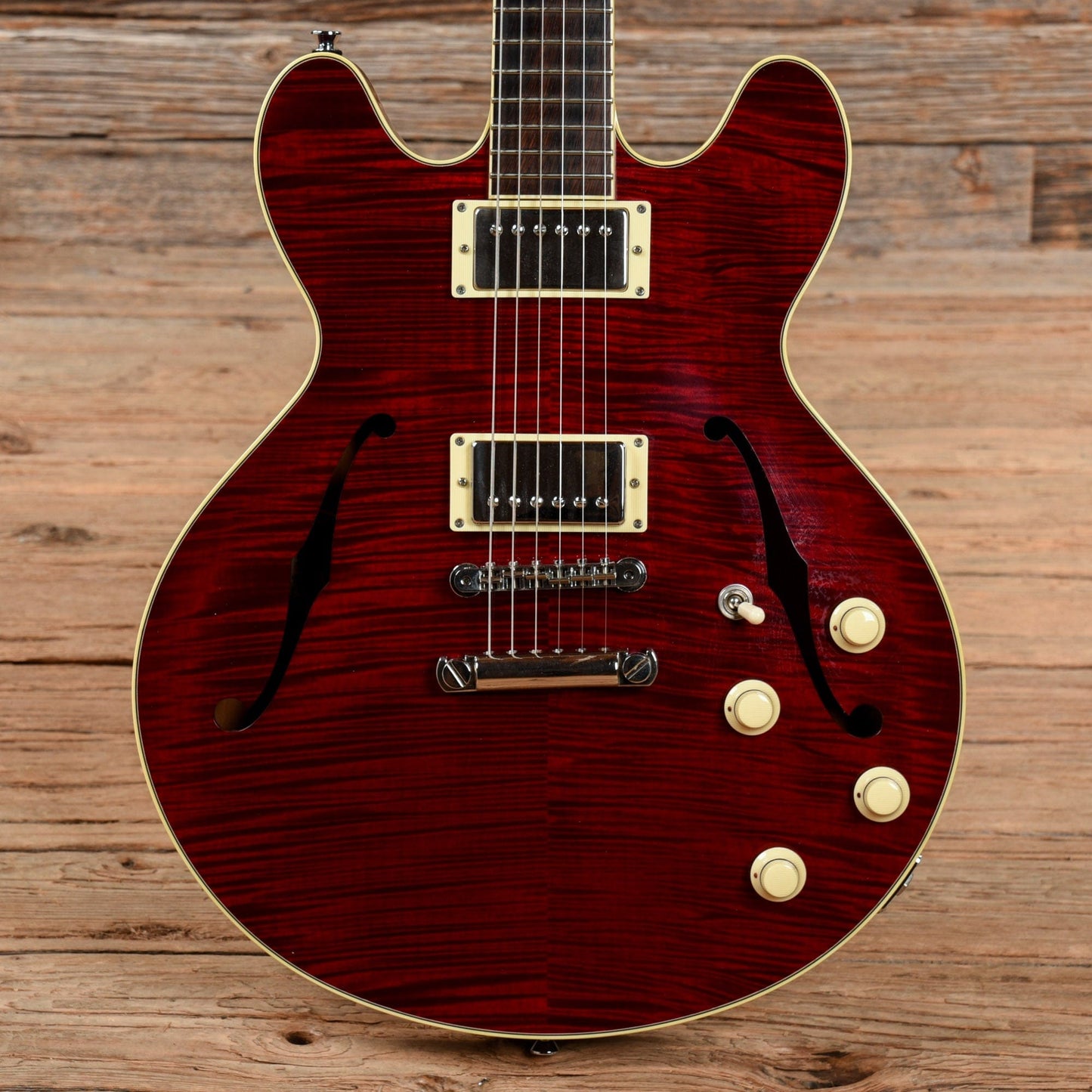 Collings I-35 Deluxe Cherry 2007 Electric Guitars / Semi-Hollow