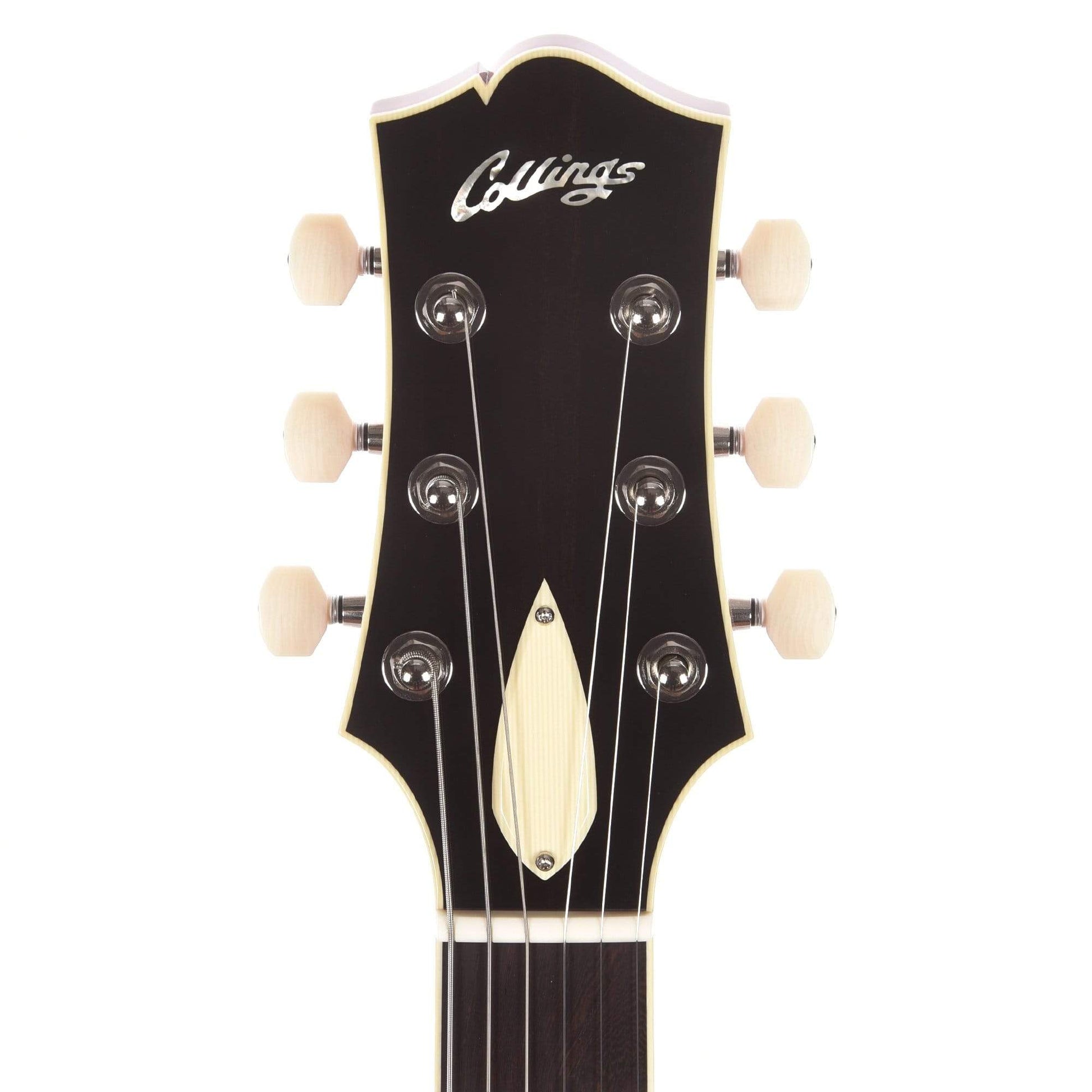 Collings I-35 DLX Faded Cherry Premium Quilted Top w/Parallelogram Inlays, Lollar Humbuckers Electric Guitars / Semi-Hollow
