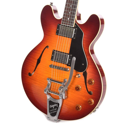 Collings I-35 LC Aged Dark Cherry Sunburst w/Bigsby B7, Lollar Humbuckers, & Amber Top Hat Knobs Electric Guitars / Semi-Hollow