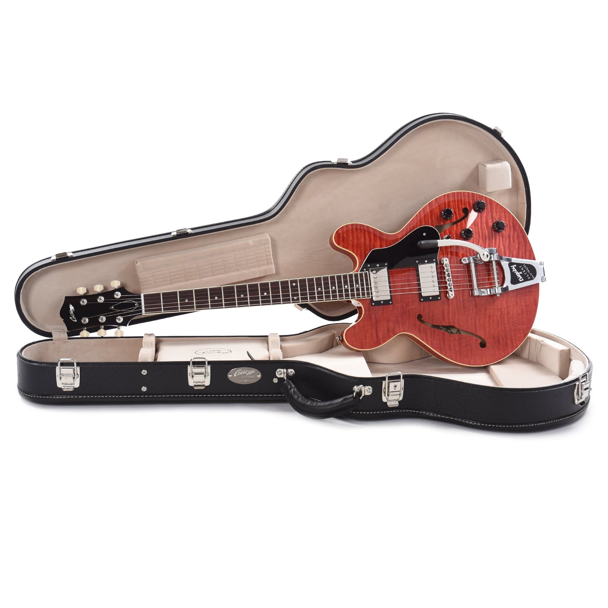 Collings I-35 LC Faded Cherry w/Bigsby Electric Guitars / Semi-Hollow