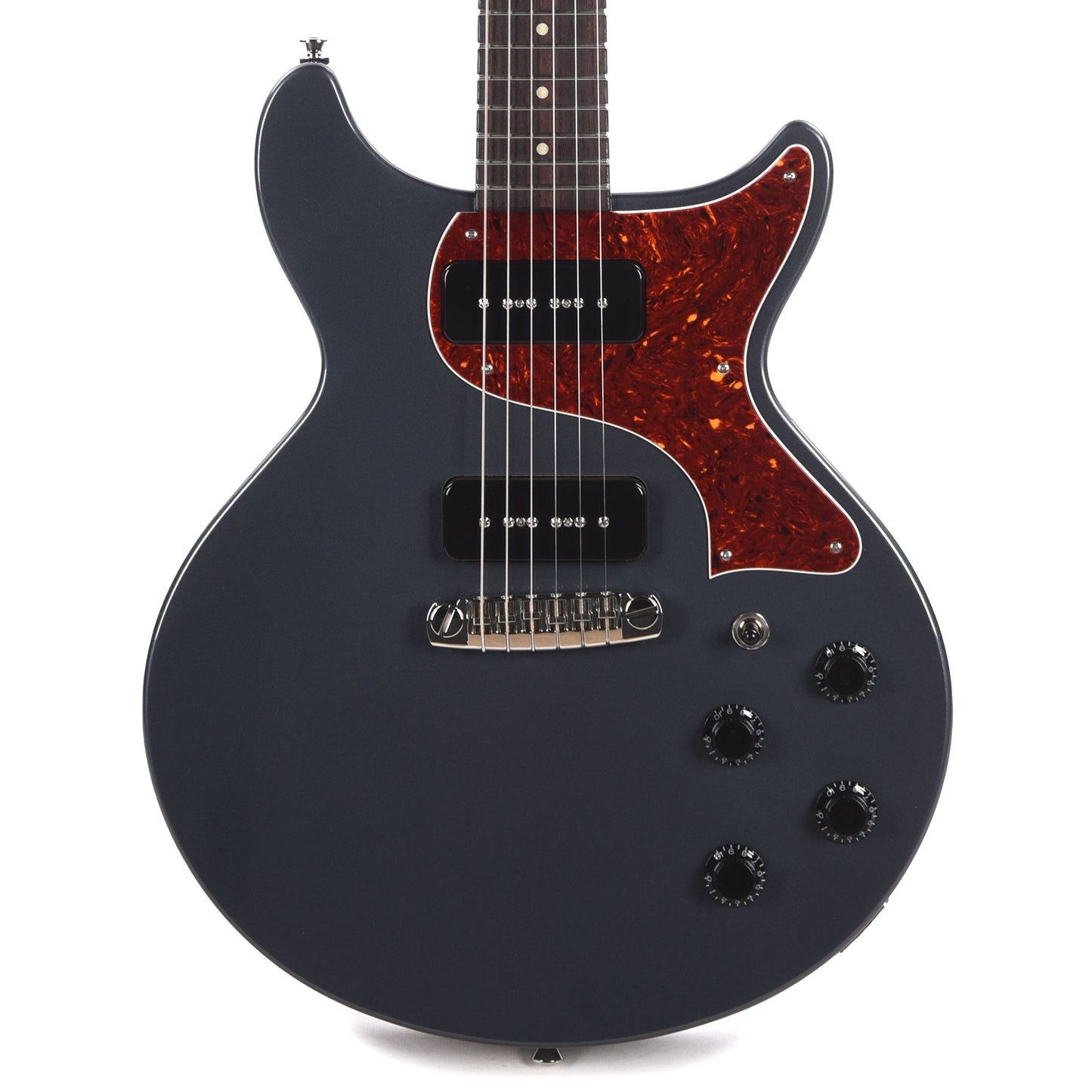 Collings 290 DC Charcoal Frost w/Schaller Signum Bridge & Tortoise Pickguard Electric Guitars / Solid Body