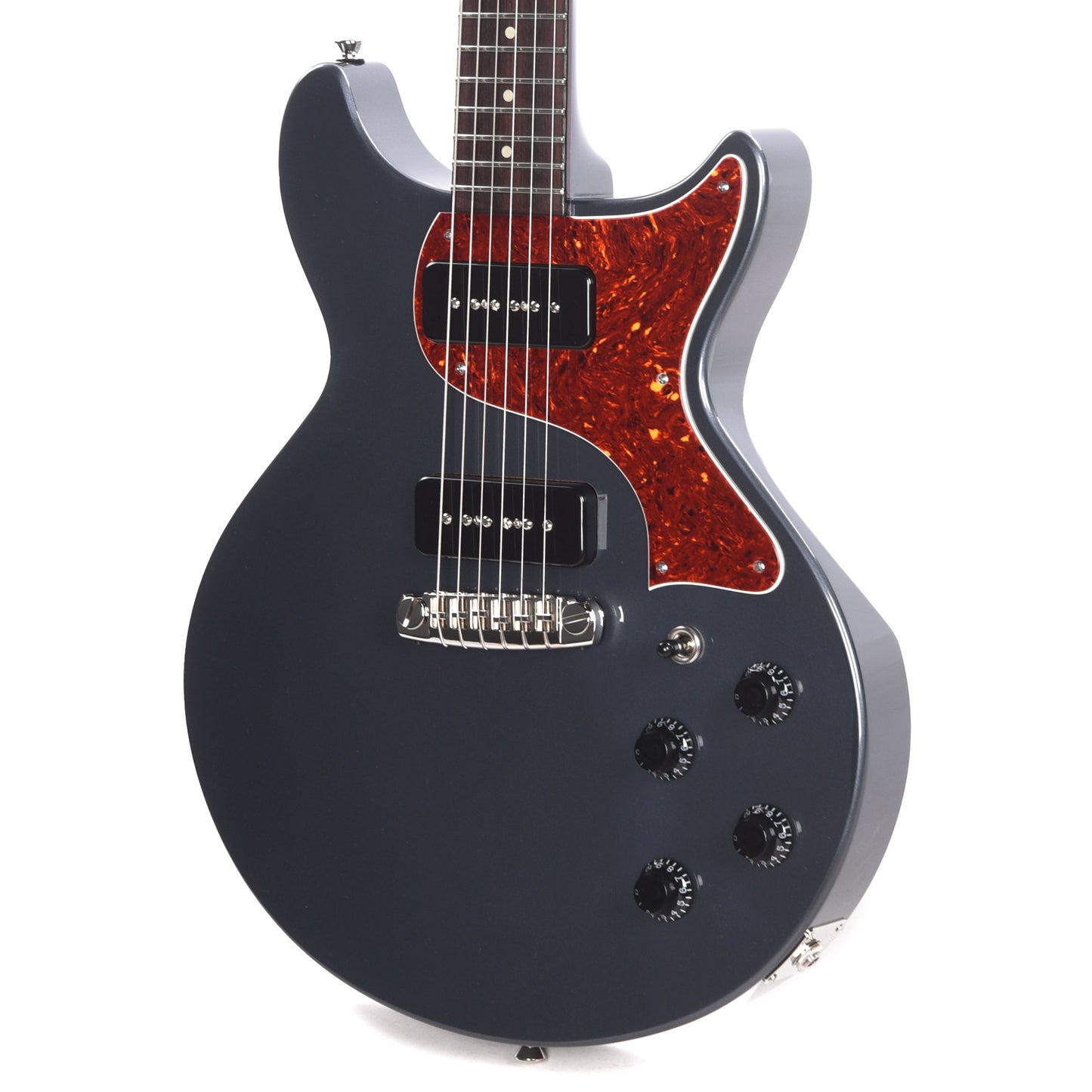 Collings 290 DC Charcoal Frost w/Schaller Signum Bridge & Tortoise Pickguard Electric Guitars / Solid Body