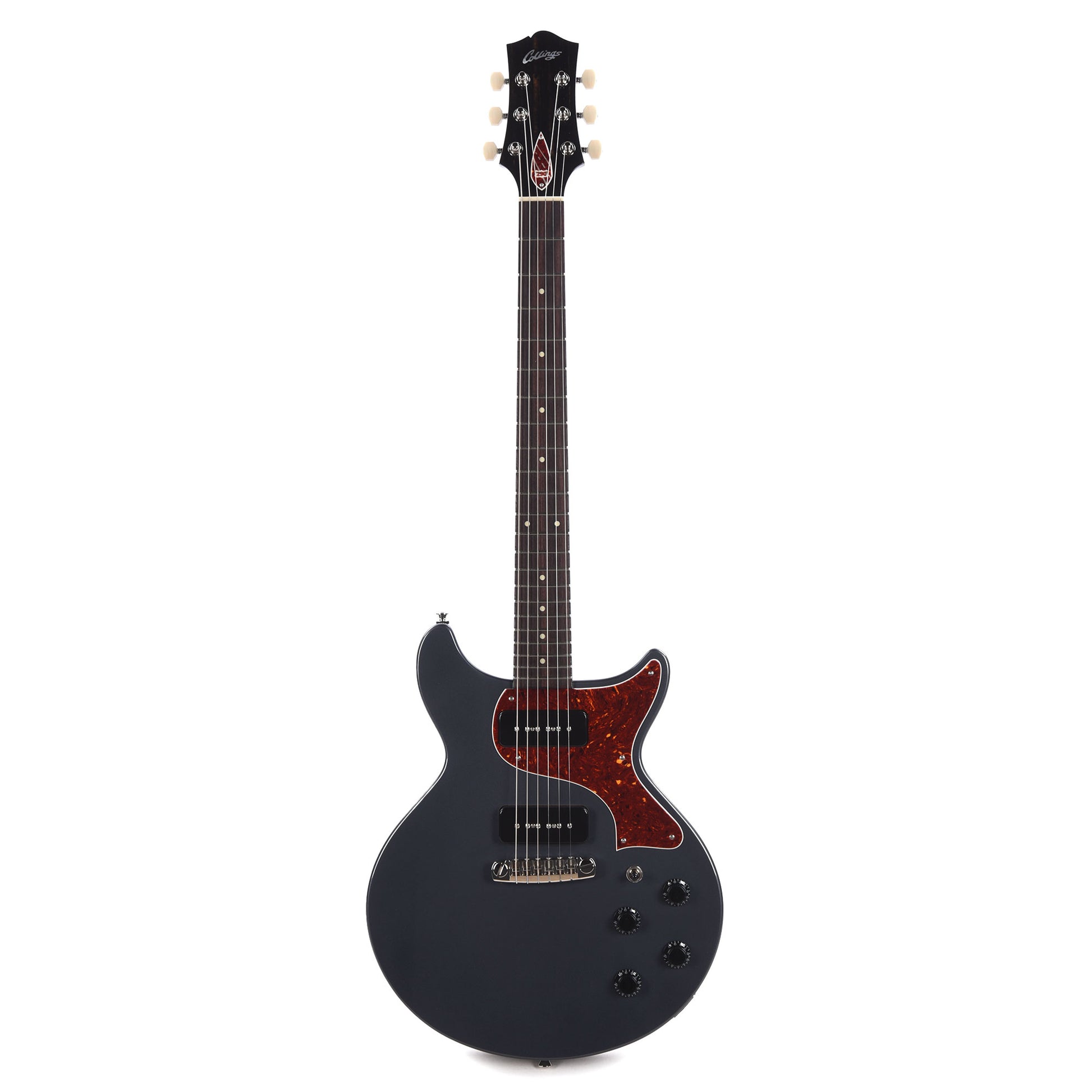 Collings 290 DC Charcoal Frost w/Schaller Signum Bridge & Tortoise Pickguard Electric Guitars / Solid Body