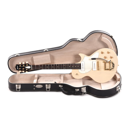Collings 360 Limited Ash Warm White Flamed Neck w/Gold Hardware, Bigsby, & Lollar P90s Electric Guitars / Solid Body