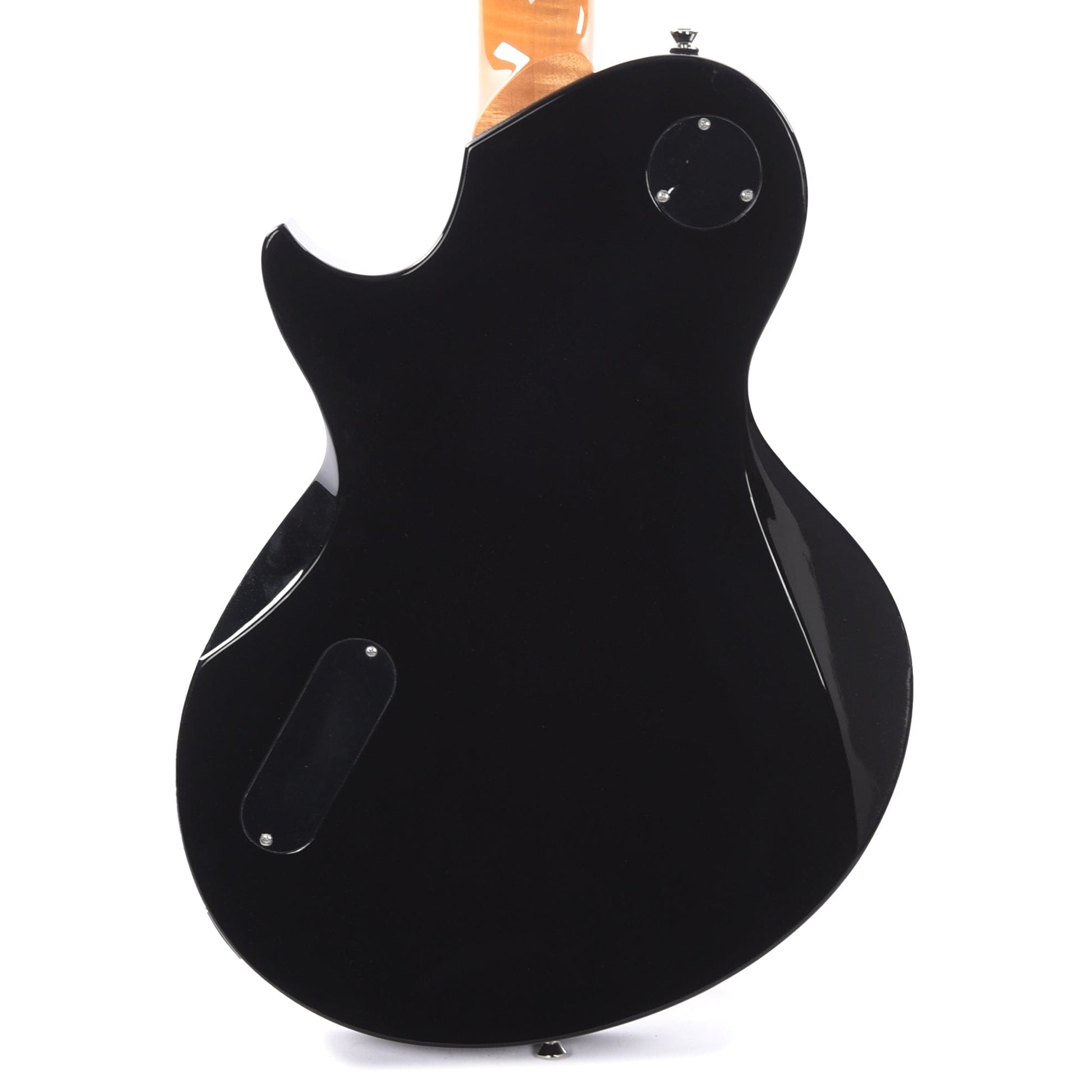 Collings 360 LT Jet Black w/Flame Maple Neck & Tortoise Pickguard Electric Guitars / Solid Body