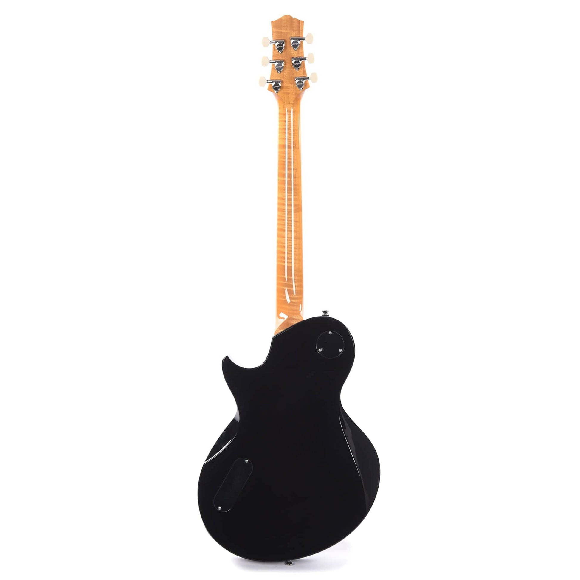 Collings 360 LT Jet Black w/Flame Maple Neck & Tortoise Pickguard Electric Guitars / Solid Body