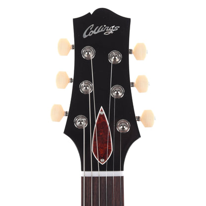 Collings 360 LT Jet Black w/Flame Maple Neck & Tortoise Pickguard Electric Guitars / Solid Body