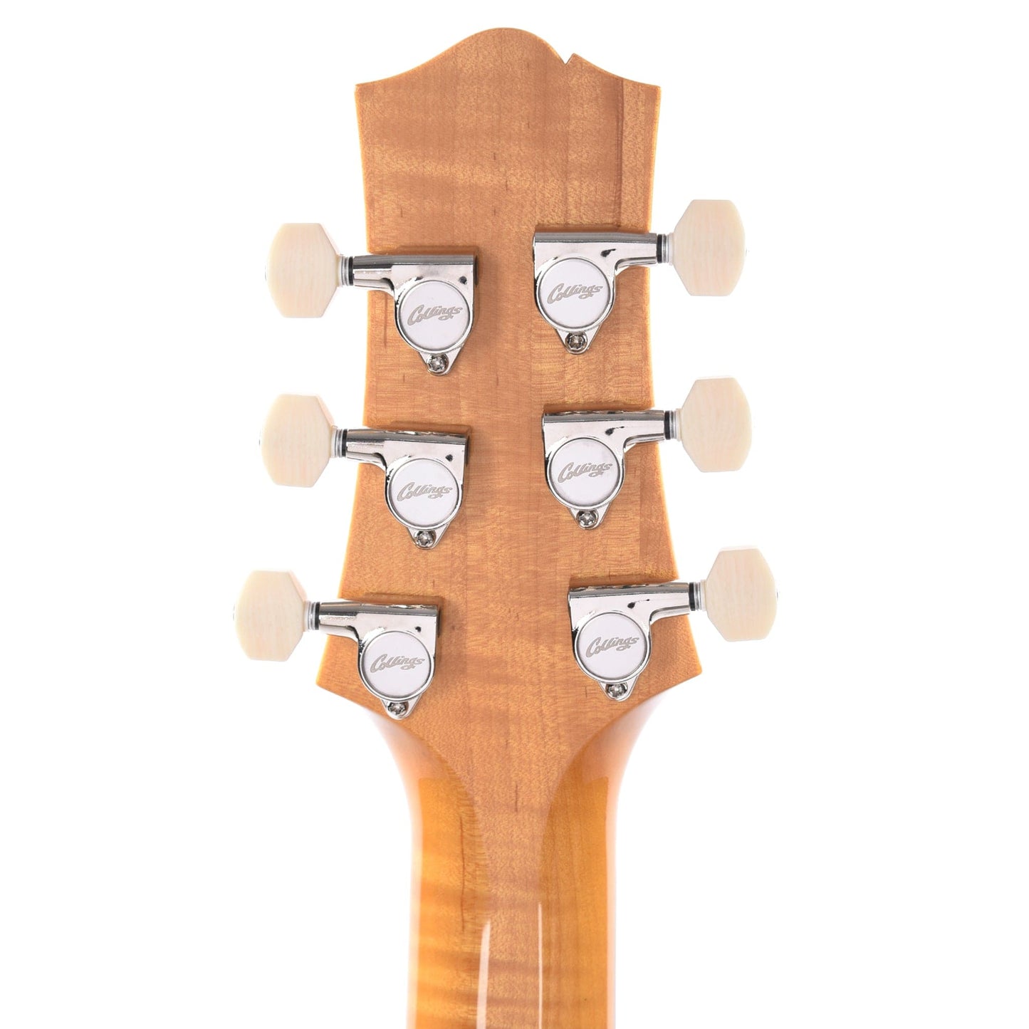 Collings 360 LT Jet Black w/Flame Maple Neck & Tortoise Pickguard Electric Guitars / Solid Body