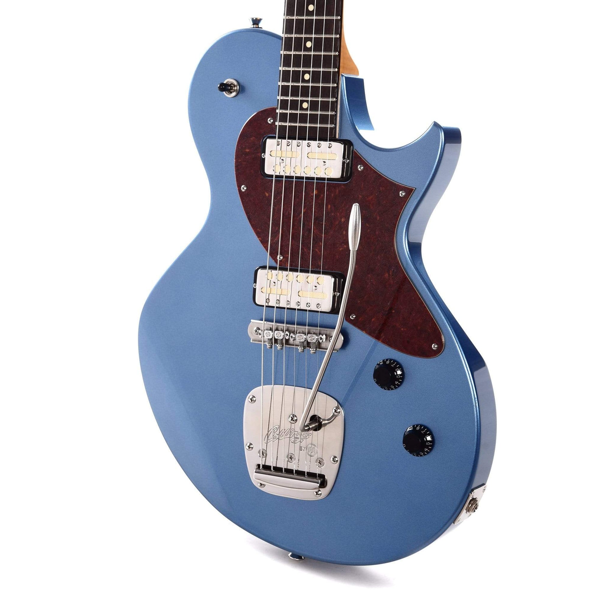 Collings 360 LT M Pelham Blue w/Lollar Gold Foil Pickups & Tortoise Shell Pickguard Electric Guitars / Solid Body
