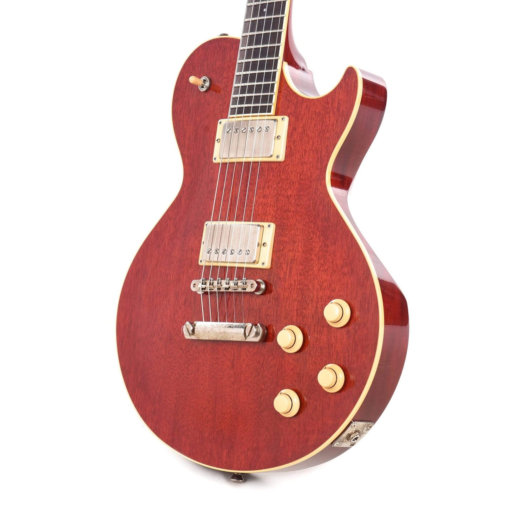 Collings City Limits Deluxe Mahogany Aged Crimson w/ThroBak Custom ER MVX Humbuckers Electric Guitars / Solid Body