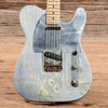 Coop Rescue T Worn Blue Electric Guitars / Solid Body
