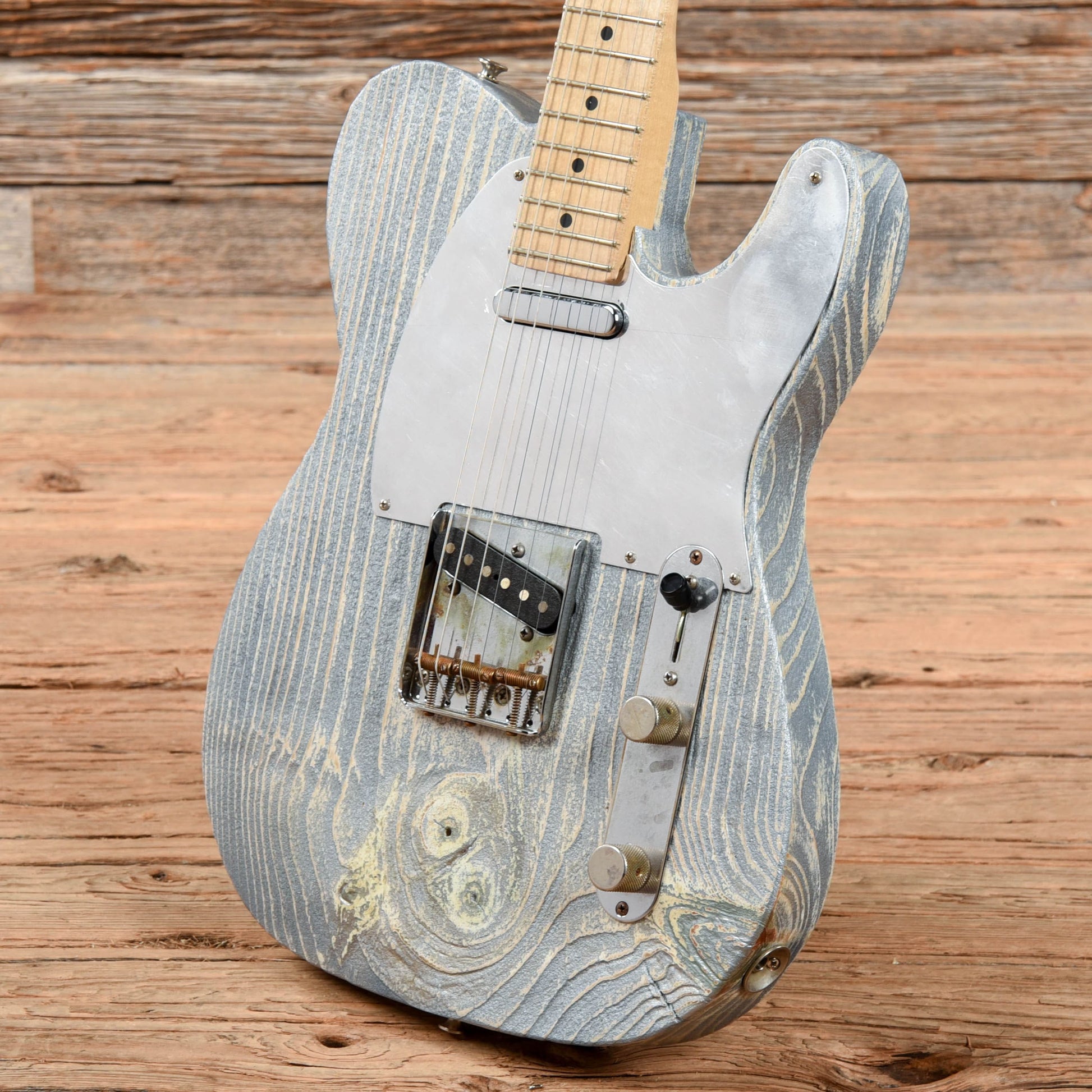 Coop Rescue T Worn Blue Electric Guitars / Solid Body