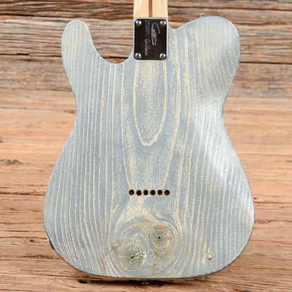Coop Rescue T Worn Blue Electric Guitars / Solid Body