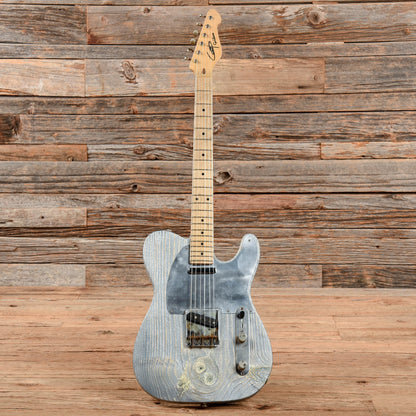 Coop Rescue T Worn Blue Electric Guitars / Solid Body
