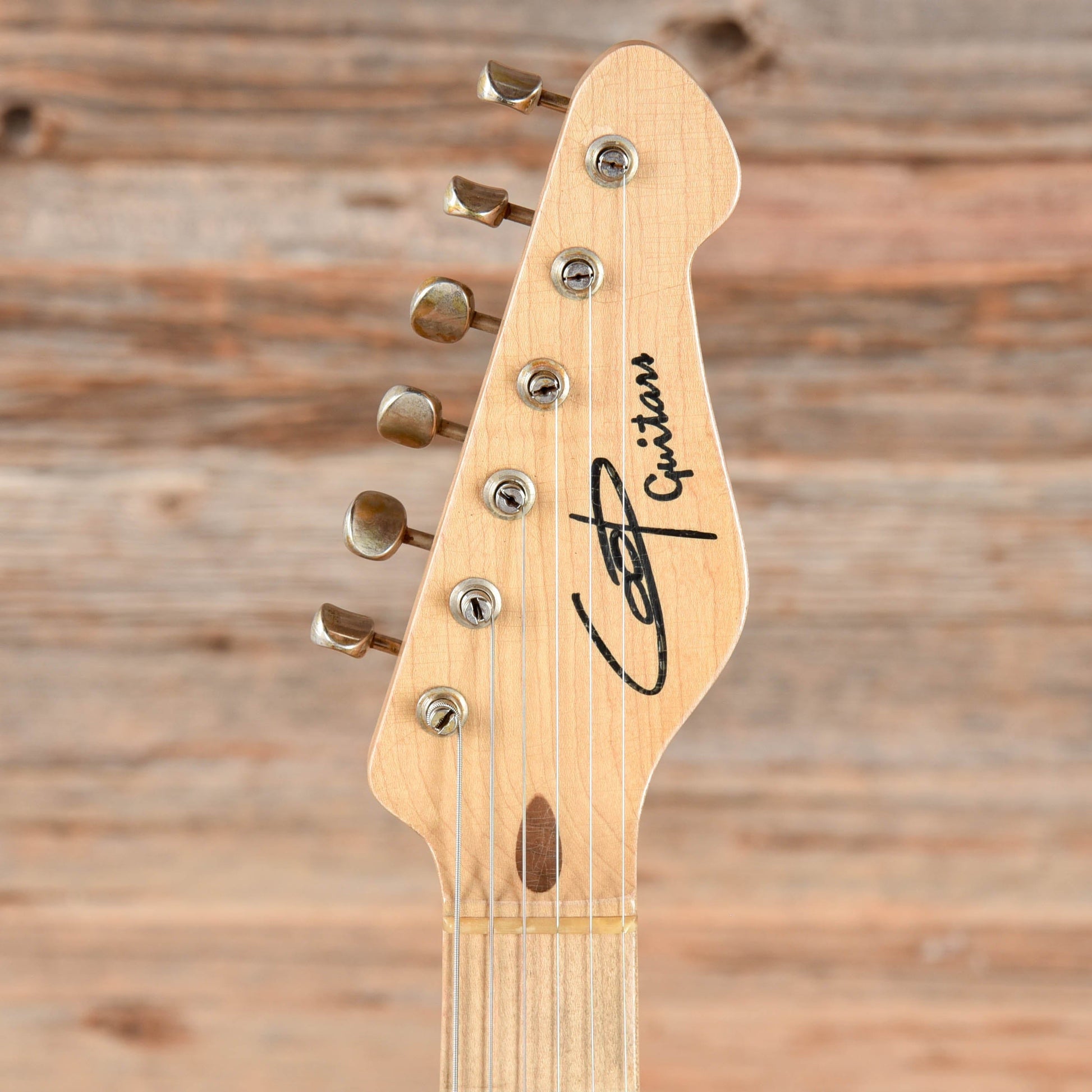 Coop Rescue T Worn Blue Electric Guitars / Solid Body