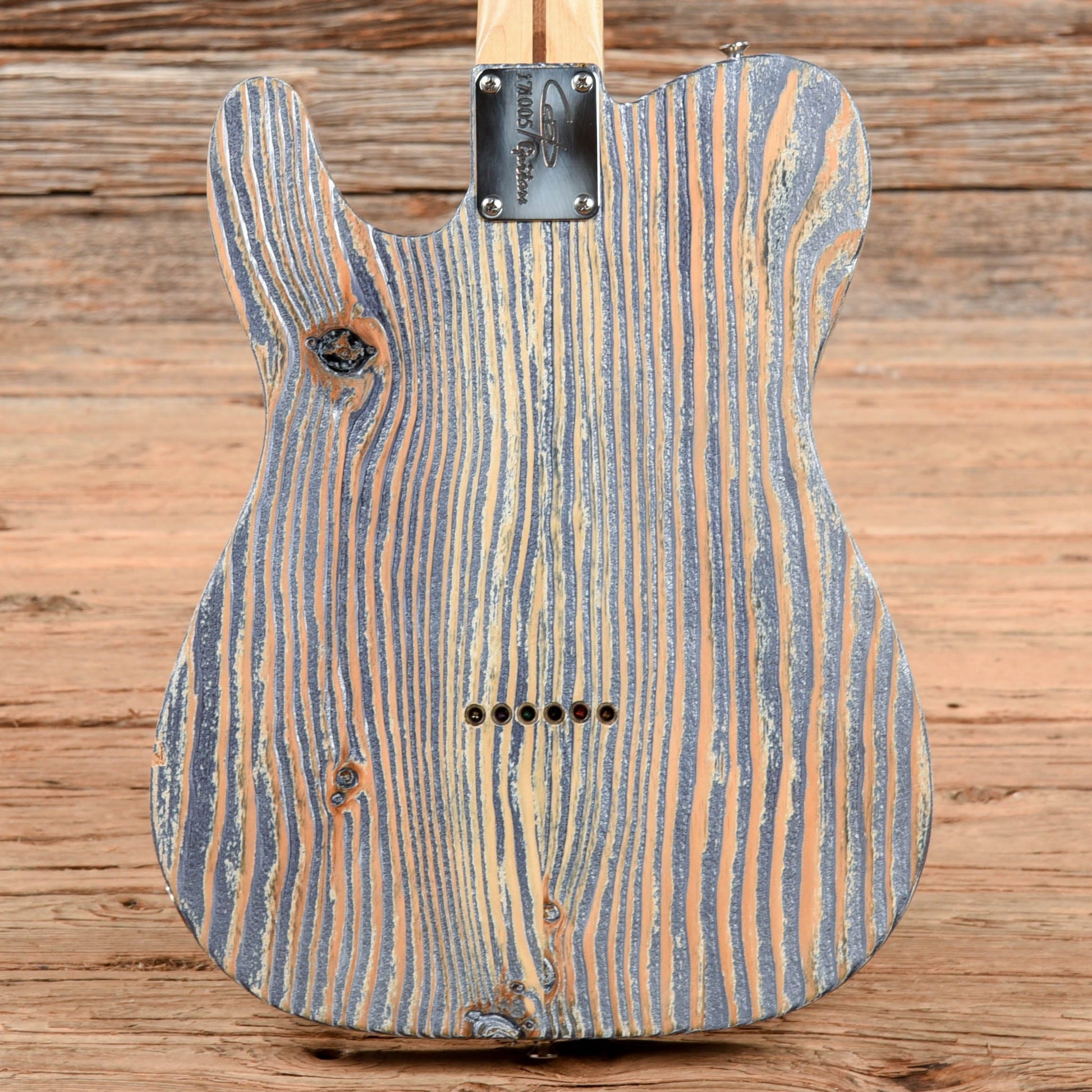 Coop Rescue T Worn Blue Electric Guitars / Solid Body