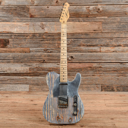 Coop Rescue T Worn Blue Electric Guitars / Solid Body