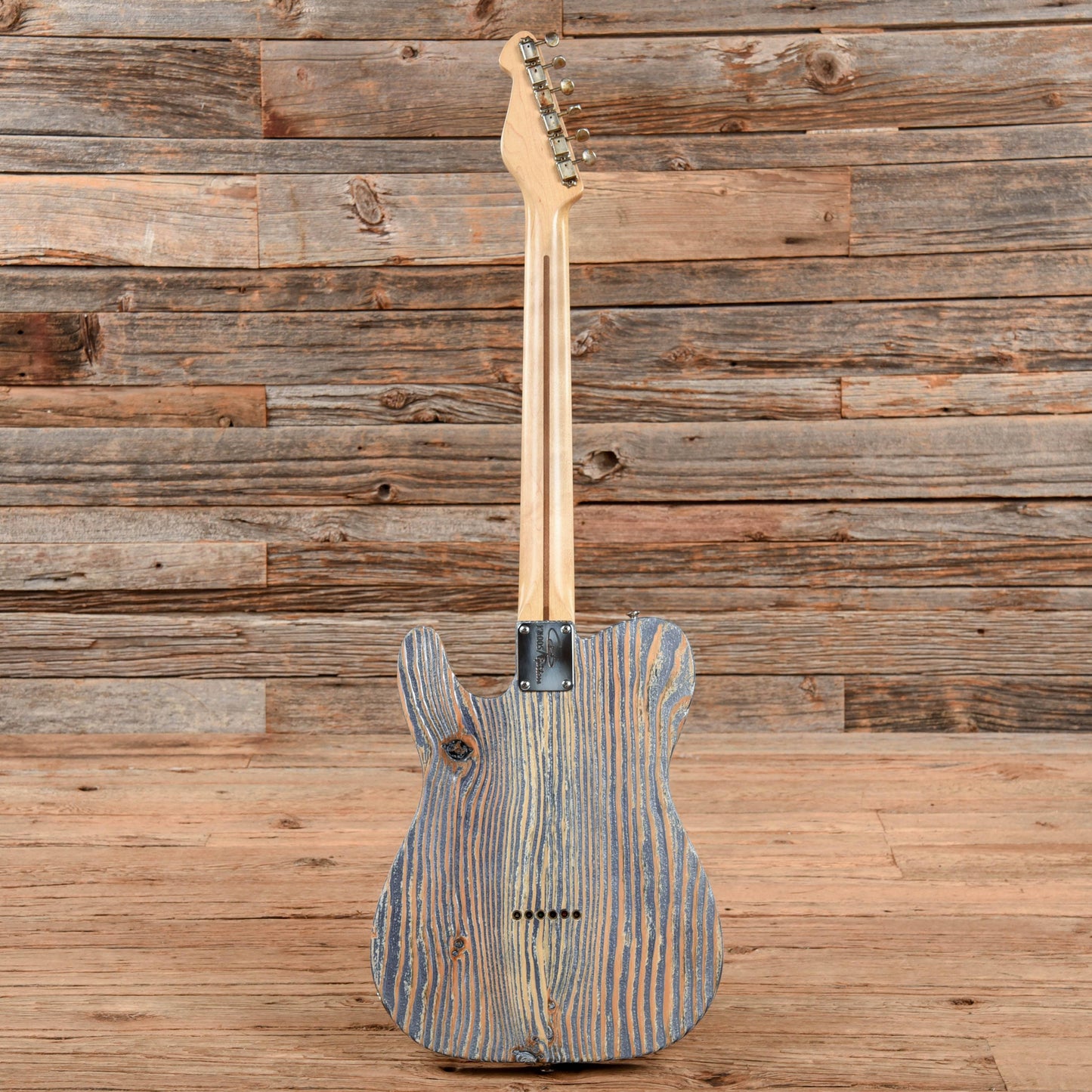 Coop Rescue T Worn Blue Electric Guitars / Solid Body