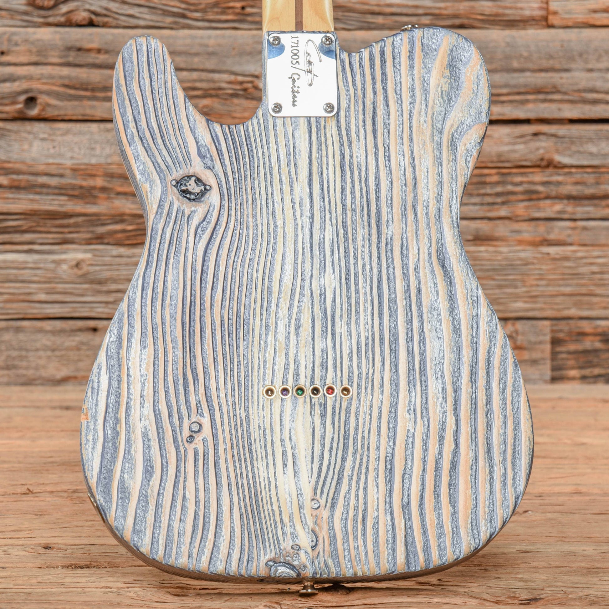 Coop Rescue T Worn Blue Electric Guitars / Solid Body