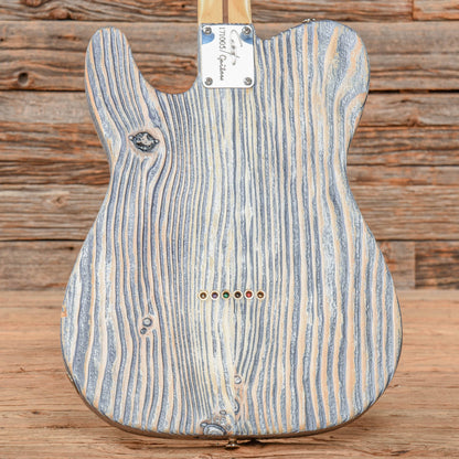 Coop Rescue T Worn Blue Electric Guitars / Solid Body