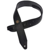 Copperpeace Homerun Guitar Strap - Black Baseball Leather Accessories / Straps