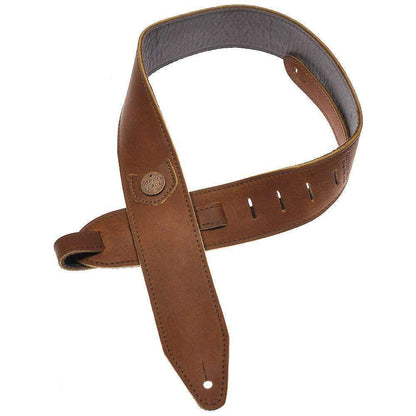 Copperpeace Homerun Guitar Strap - Brown Baseball Leather Accessories / Straps