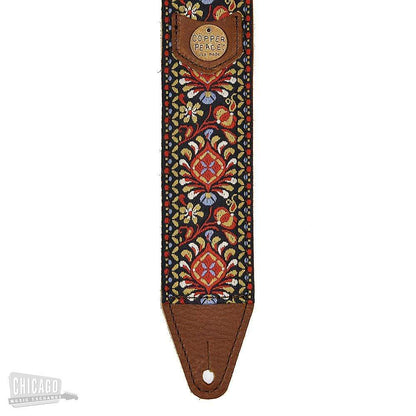 Copperpeace Original Gypsy Guitar Strap - Tan Baseball Leather Accessories / Straps
