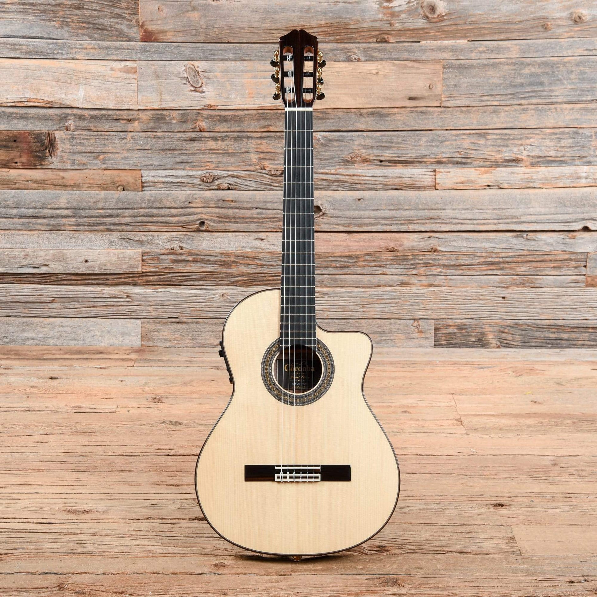 Cordoba 55FCE Negra Natural Acoustic Guitars / Classical