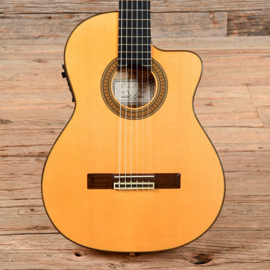 Cordoba 55FCE Thinbody Classical Natural Acoustic Guitars / Classical