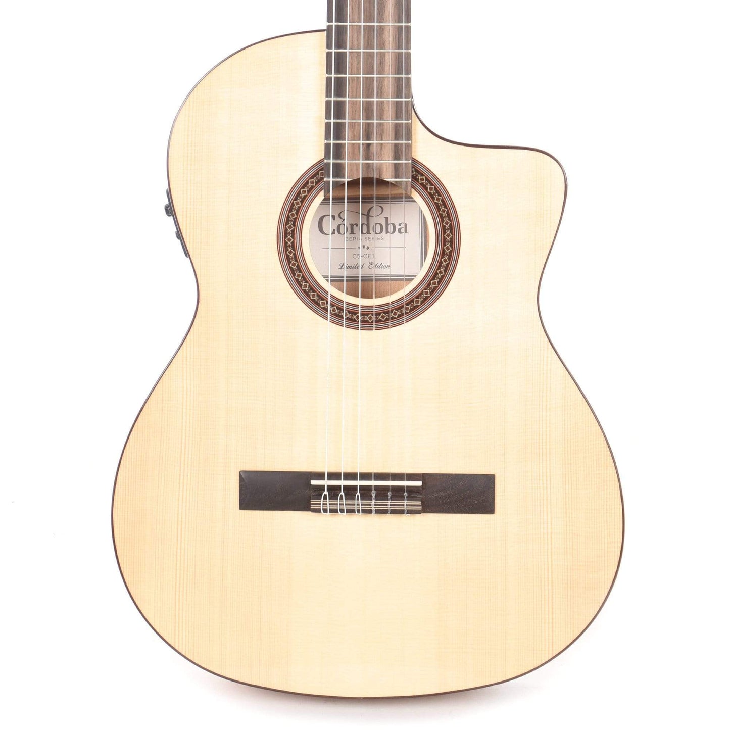 Cordoba C5-CET Limited Engelman Spruce/Spalted Maple Classical Guitar w/Fishman Presys II Pickup & Cutaway Acoustic Guitars / Classical