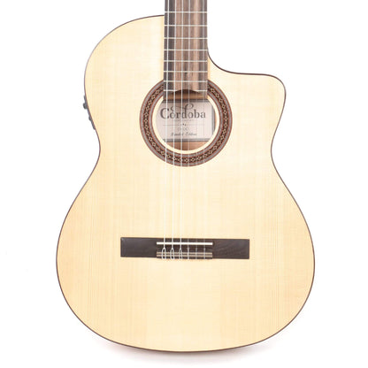Cordoba C5-CET Limited Engelman Spruce/Spalted Maple Classical Guitar w/Fishman Presys II Pickup & Cutaway Acoustic Guitars / Classical
