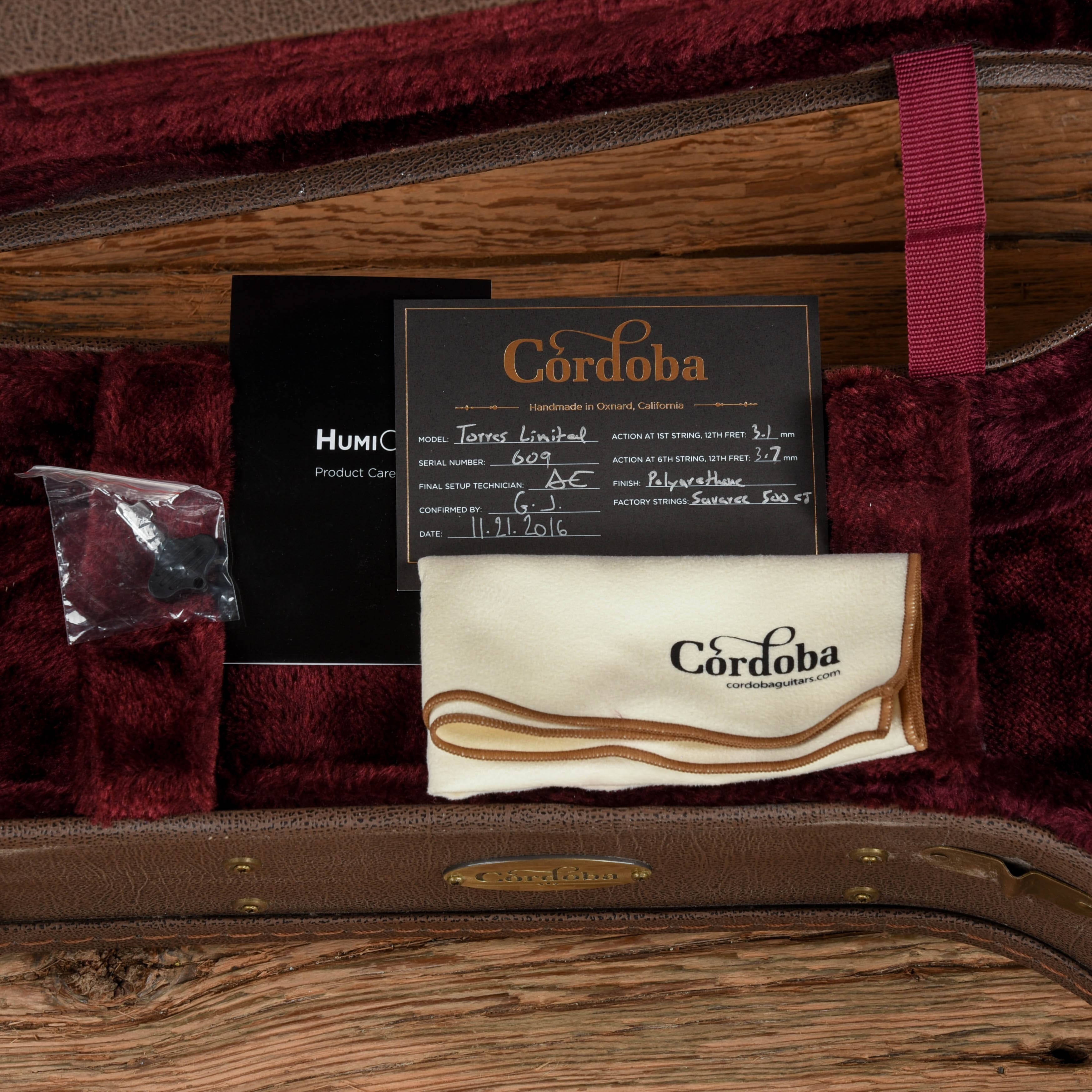 Cordoba Master Series Torres Italian Spruce & Flamed Mahogany Limited Edition Acoustic Guitars / Classical