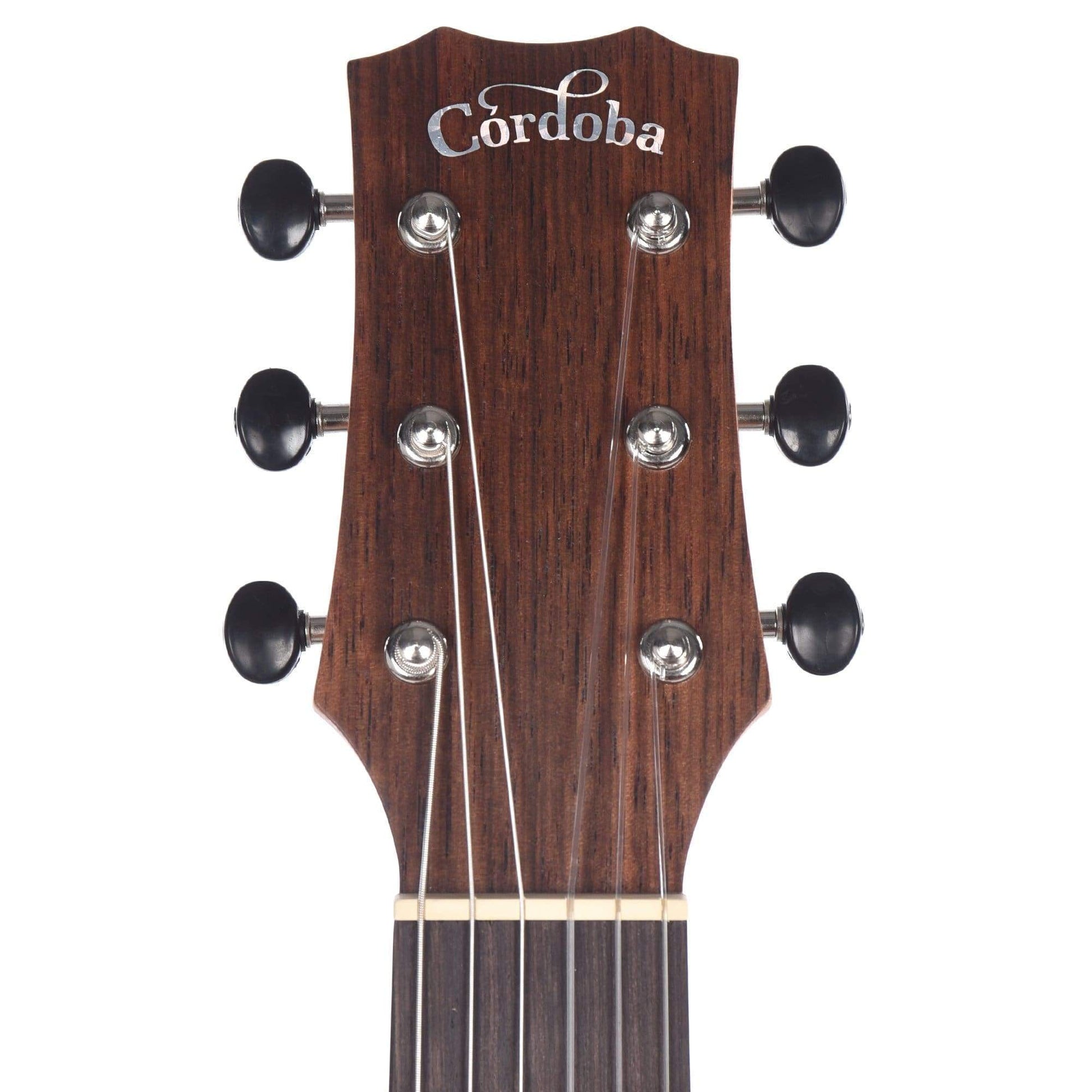 Cordoba Mini II EB-CE Spruce/Striped Ebony w/Pickup & On-Board Tuner Acoustic Guitars / Mini/Travel