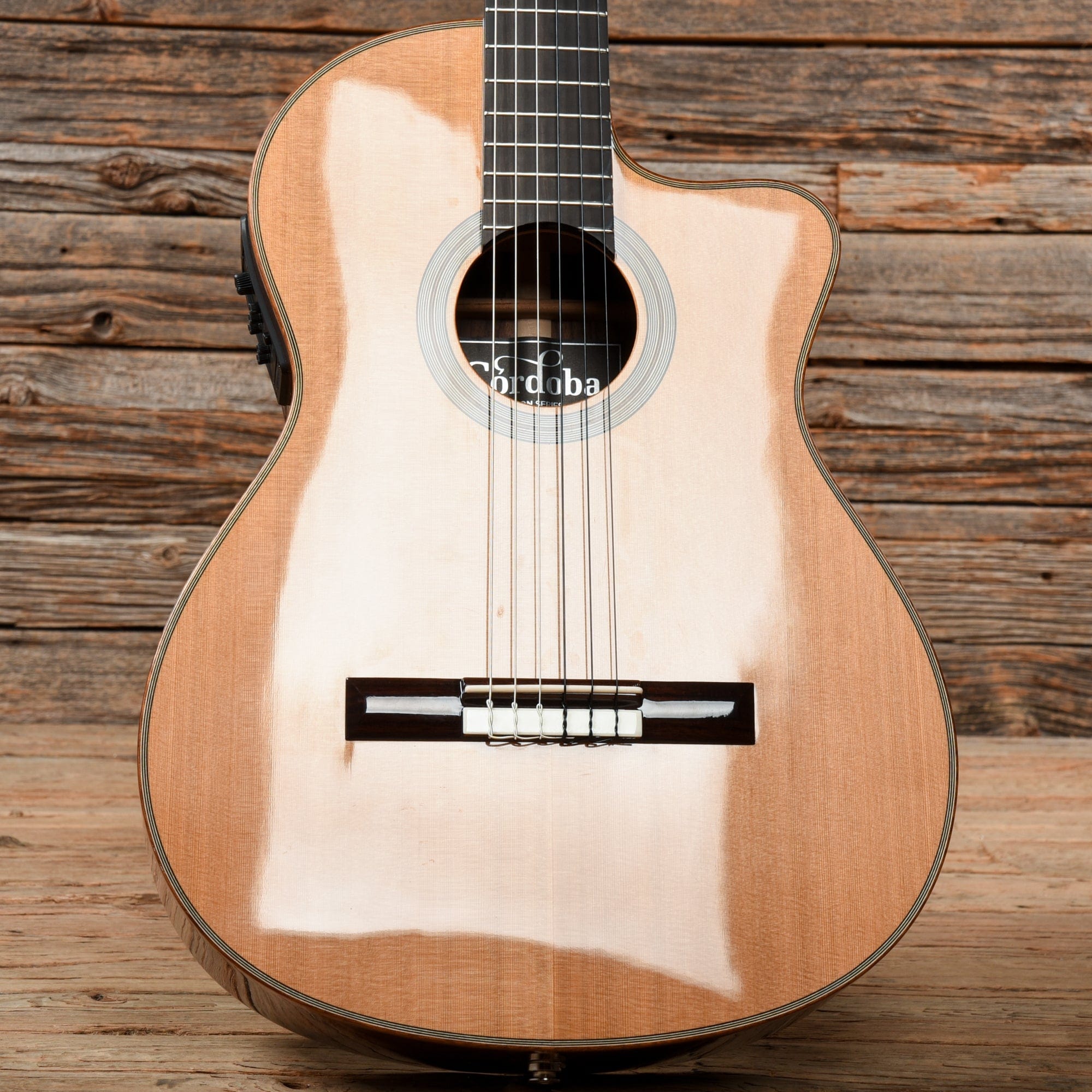 Cordoba Fusion Series Orchestra CE Natural Acoustic Guitars / OM and Auditorium