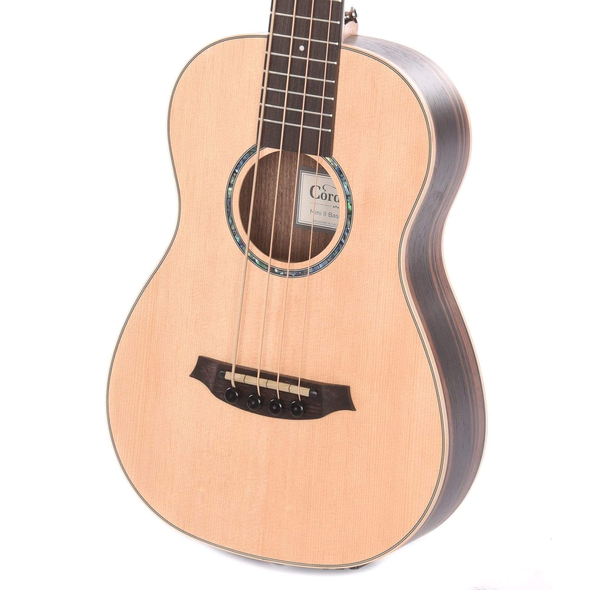 Cordoba Mini II Bass EB-E Spruce/Ebony w/Electronics Bass Guitars / Acoustic Bass Guitars