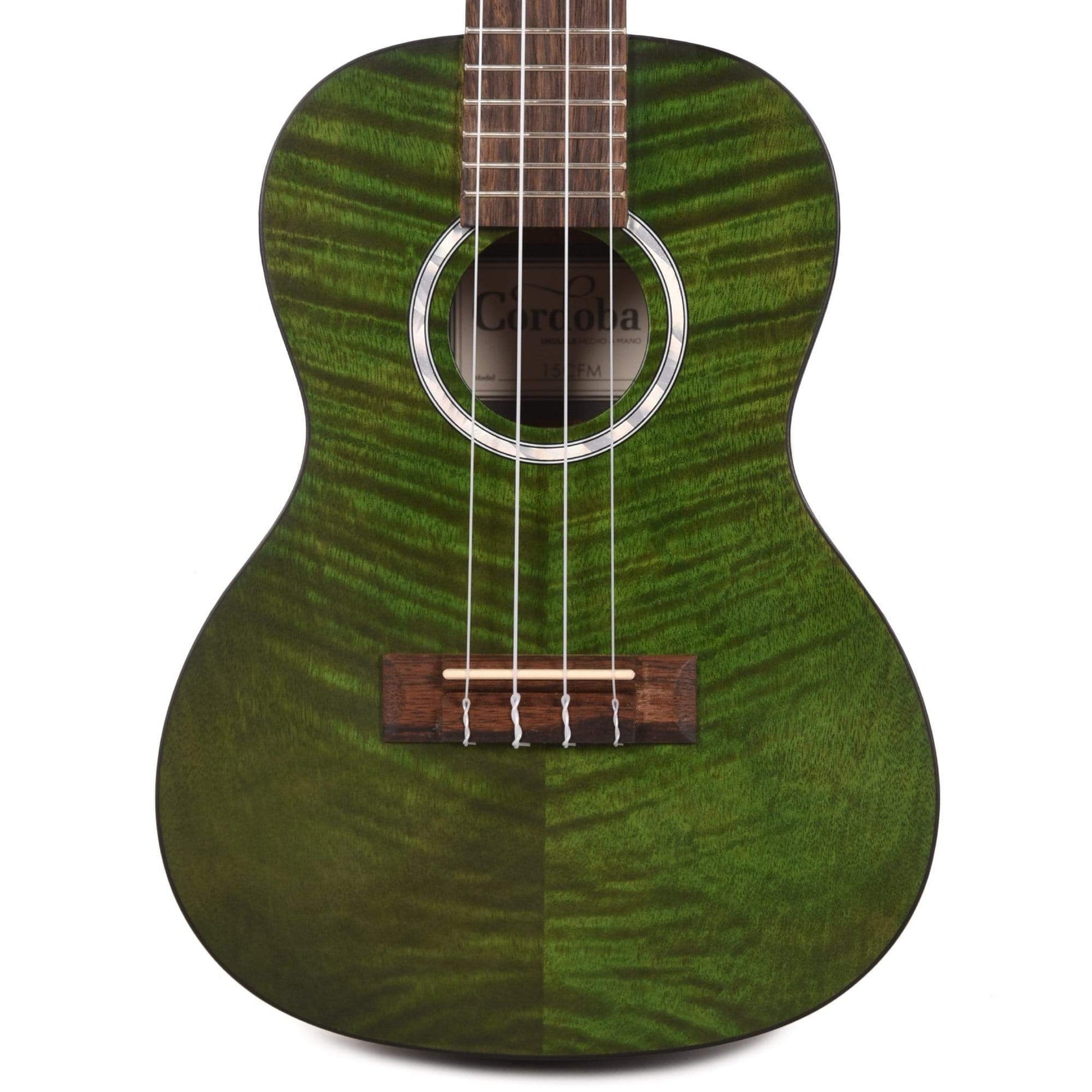 Cordoba 15CFM Concert Ukulele Jade Green Folk Instruments / Ukuleles