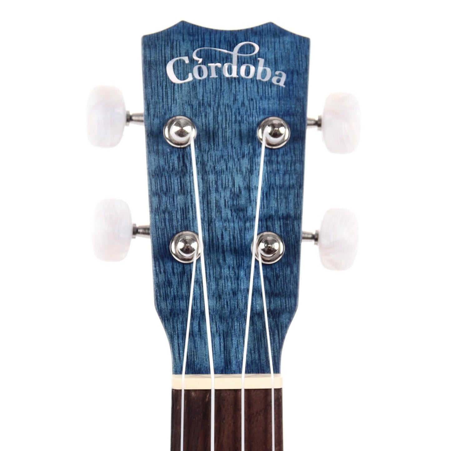 Cordoba 15CFM Concert Ukulele Sapphire Blue Folk Instruments / Ukuleles