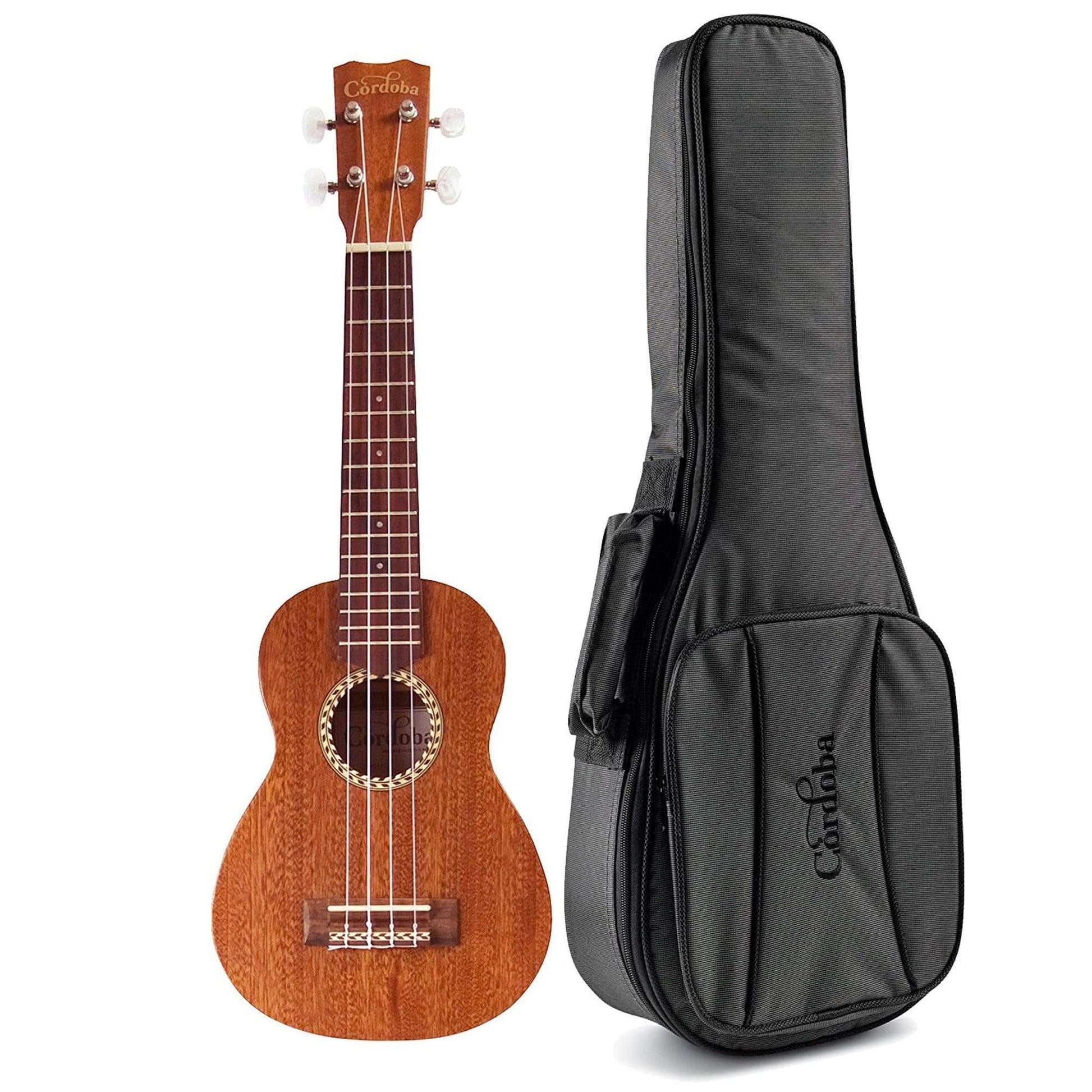 Cordoba 20SM Soprano Ukulele Solid Mahogany Top Bundle W/Gig Bag Folk Instruments / Ukuleles