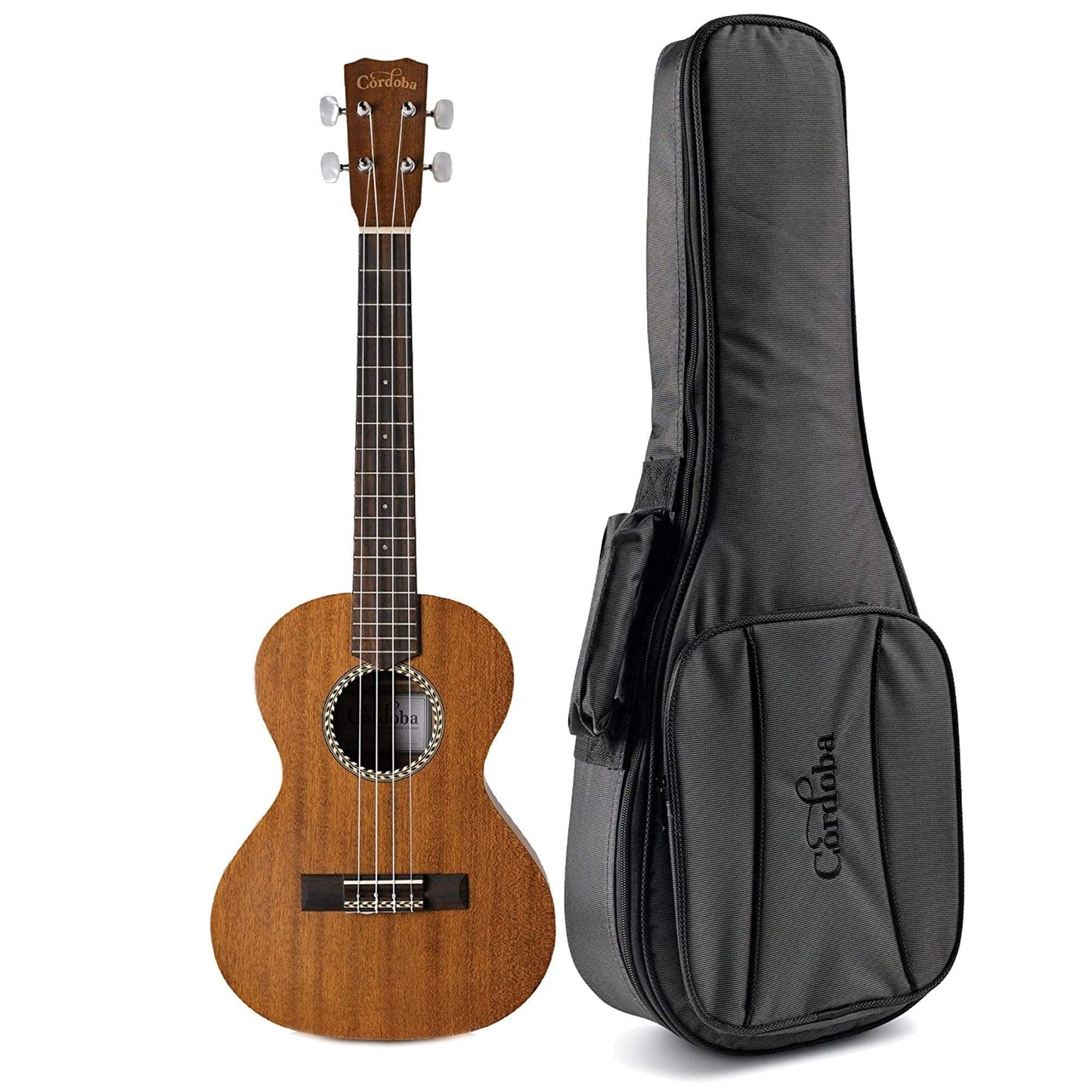 Cordoba 20TM Tenor Ukulele Solid Mahogany Top Bundle W/Gig Bag Folk Instruments / Ukuleles