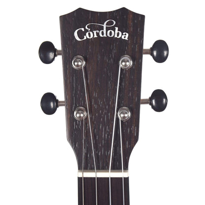Cordoba 21B Baritone Ukulele Exotic Striped Ebony Folk Instruments / Ukuleles
